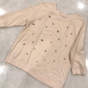 LOFT Bejeweled Sweater